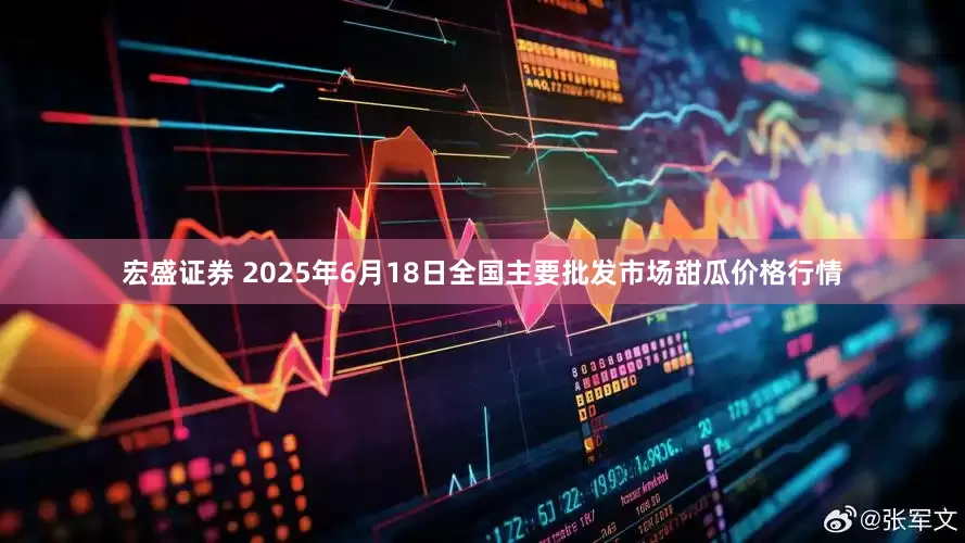 宏盛证券 2025年6月18日全国主要批发市场甜瓜价格行情
